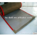 PTFE Coated Fiberglass Mesh Conveyor Belt for Tunnel Dryer 4x4mm Open Mesh